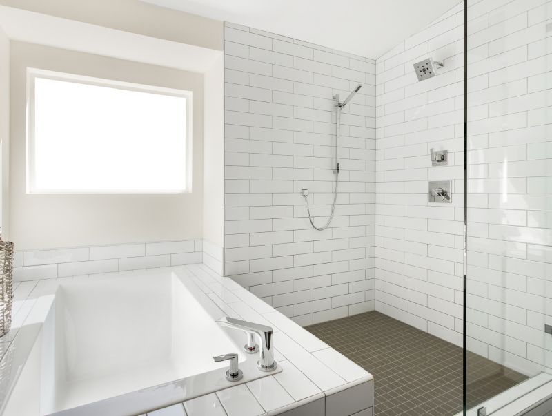 Large Format Tiles in Shower Walls